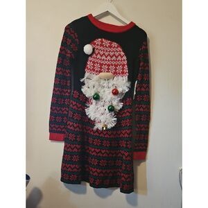 Born Famous Red Sweater Dress M